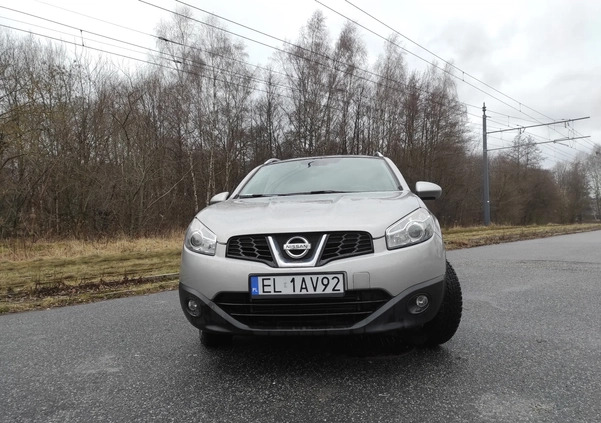 Nissan Qashqai+2 cena 35500 przebieg: 171000, rok produkcji 2013 z Łódź małe 106